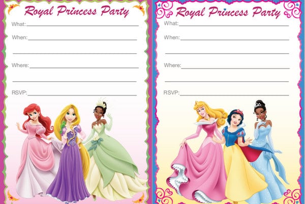 princess invitation — Event Event